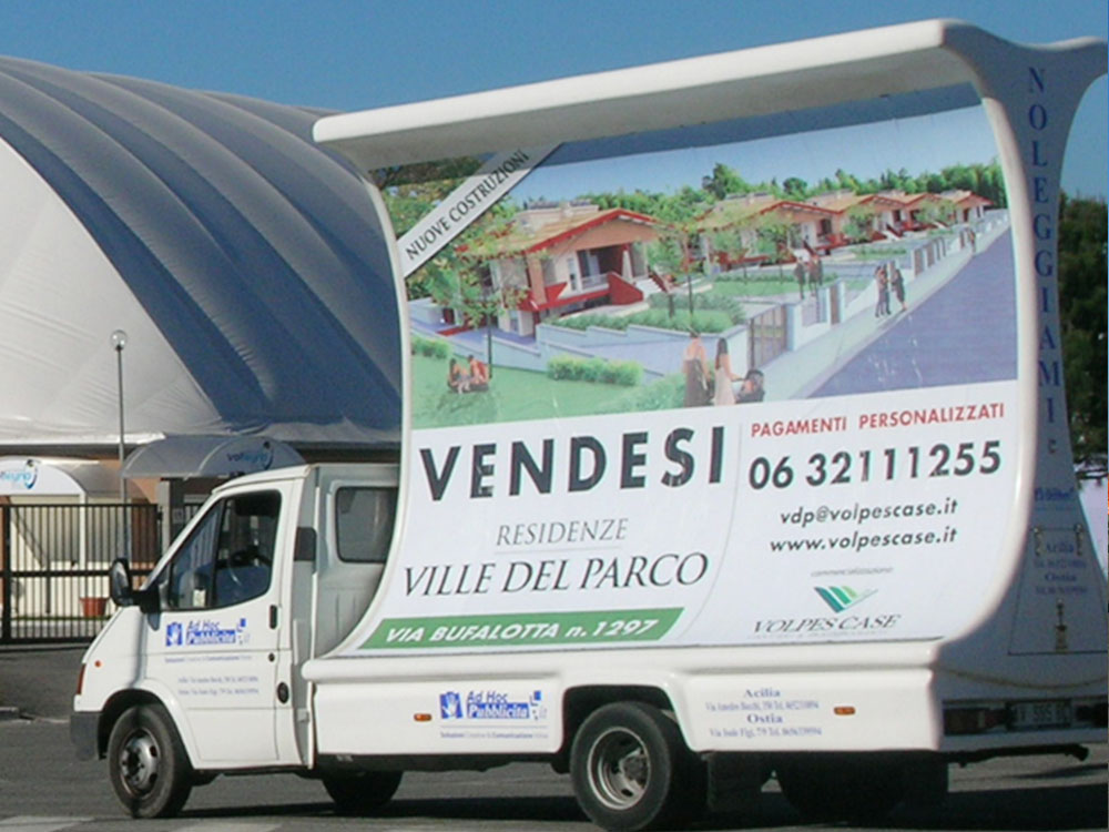 Servizio Camion Vela Roma Ad Hoc Pubblicita